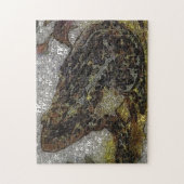 Frida Kahlo FK-stijl Kikkikker Schilderen 2 Legpuzzel (Verticaal)