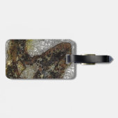 Frida Kahlo FK-stijl Kikkikkerschilfers Bagagelabel (Achterkant horizontaal)