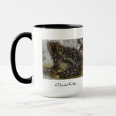 Frida Kahlo FK-stijl Kikkikkerschilfers Mok (Links)