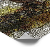 Frida Kahlo FK-Style Frog Painting Poster (Hoek)