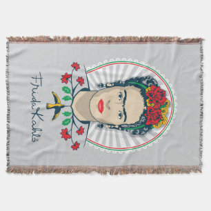 Frida Kahlo Floral Deken