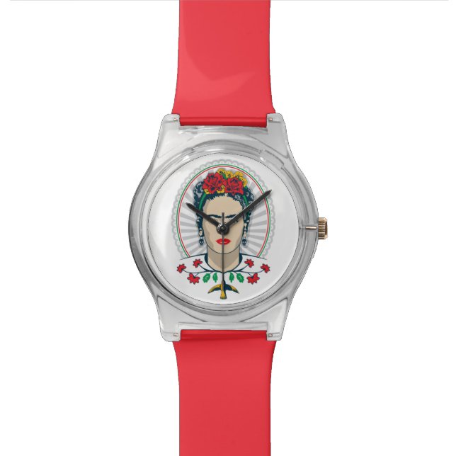 Frida Kahlo |  Floral Horloge (Close Up)