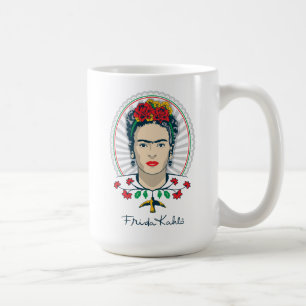 Frida Kahlo Floral Koffiemok