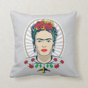Frida Kahlo    Floral Kussen