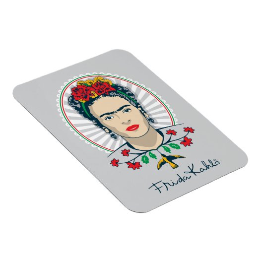 Frida Kahlo | Floral Magneet (Rechterzijde)