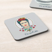 Frida Kahlo |  Floral Onderzetter (Linkerzijde)