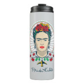 Frida Kahlo |  Floral Thermosbeker (Voorkant)