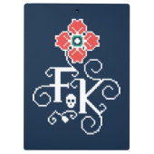 Frida Kahlo | Floral Tribute Klembord (Achterkant)