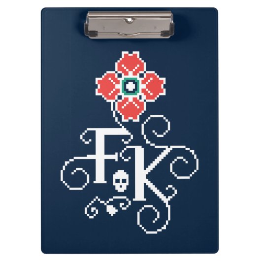 Frida Kahlo | Floral Tribute Klembord (Voorkant)