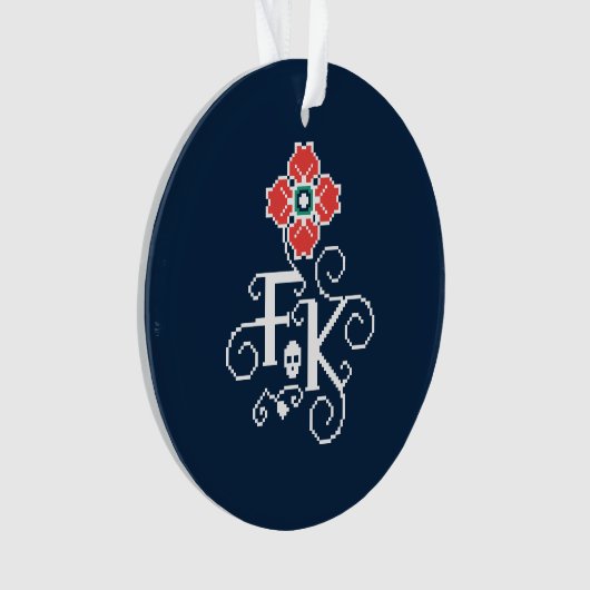 Frida Kahlo | Floral Tribute Ornament (voorkant)