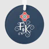 Frida Kahlo | Floral Tribute Ornament (achterkant)