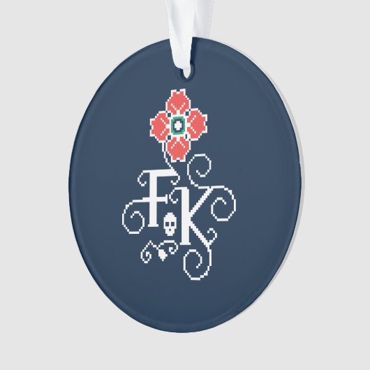 Frida Kahlo | Floral Tribute Ornament (voorkant)