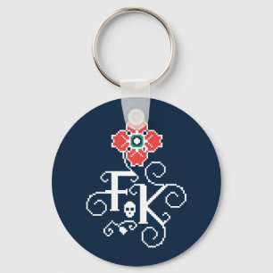 Frida Kahlo   Floral Tribute Sleutelhanger
