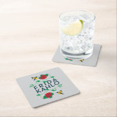 Frida Kahlo | Floral Typografie Kartonnen Onderzetters (Insitu)