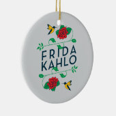 Frida Kahlo | Floral Typografie Keramisch Ornament (Rechts)