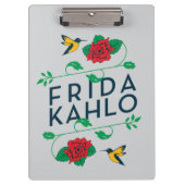 Frida Kahlo | Floral Typografie Klembord (Voorkant)