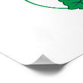 Frida Kahlo | Floral Typografie Poster (Hoek)