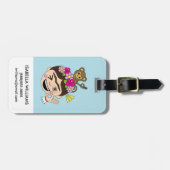 Frida Kahlo | FridaMoji - A.K. Bagagelabel (Voorkant horizontaal)