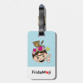 Frida Kahlo | FridaMoji - A.K. Bagagelabel (Achterkant verticaal)