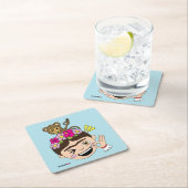 Frida Kahlo | FridaMoji - A OK Kartonnen Onderzetters (Insitu)