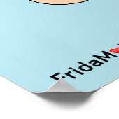 Frida Kahlo | FridaMoji - A OK Poster (Hoek)