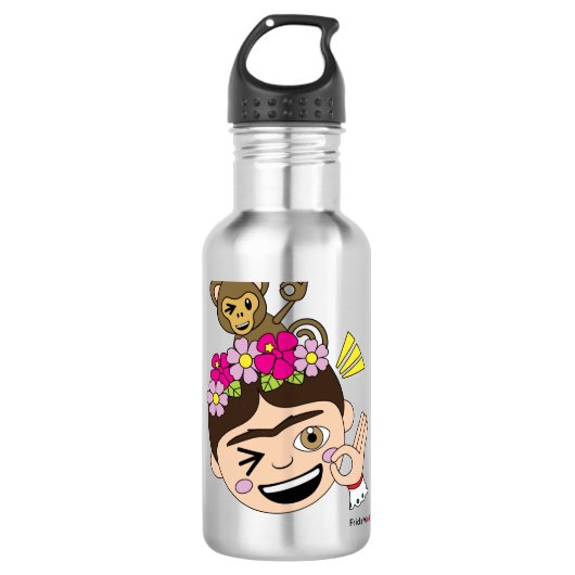 Frida Kahlo | FridaMoji - A OK Waterfles (Voorkant)