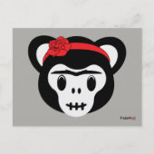 Frida Kahlo | FridaMoji - Dag van de dode aap Briefkaart (Voorkant)