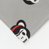 Frida Kahlo | FridaMoji - Dag van de dode aap Fleece Deken (Hoek)