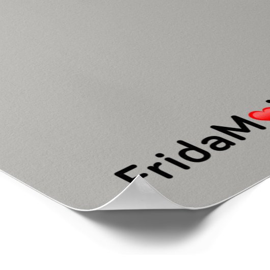 Frida Kahlo | FridaMoji - Dag van de dode aap Poster (Hoek)