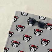 Frida Kahlo | FridaMoji - Dag van de dode aap Strandlaken (In situ)