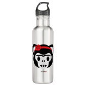 Frida Kahlo | FridaMoji - Dag van de dode aap Waterfles (Voorkant)