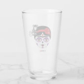Frida Kahlo | FridaMoji - Dag van de dood Glas (Achterkant)