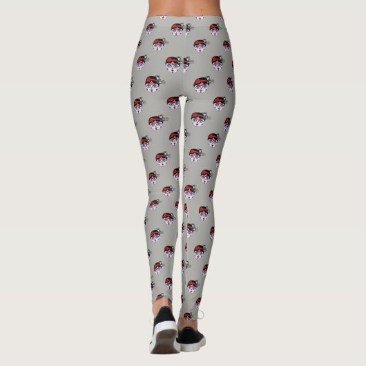 Frida Kahlo | FridaMoji - Dag van de dood Leggings (Achterkant)
