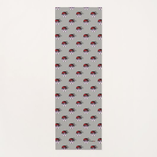 Frida Kahlo | FridaMoji - Dag van de dood Yogamat (Voorkant)