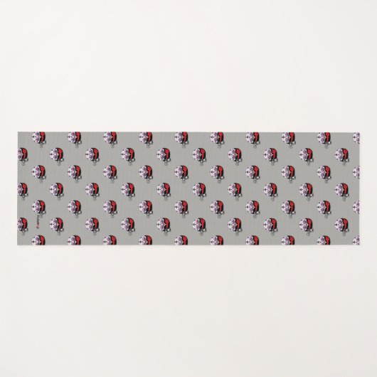 Frida Kahlo | FridaMoji - Dag van de dood Yogamat (Voorkant (horizontaal))