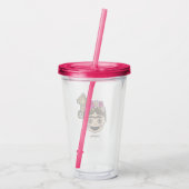 Frida Kahlo | FridaMoji - Happy Frida Acryl Drinkbeker (Achterkant)