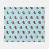 Frida Kahlo | FridaMoji - Happy Frida Fleece Deken (Voorkant (Horizontaal))