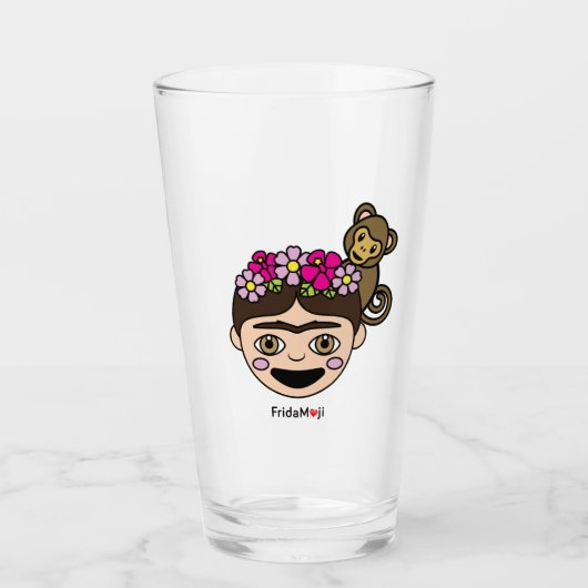 Frida Kahlo | FridaMoji - Happy Frida Glas (Voorkant)