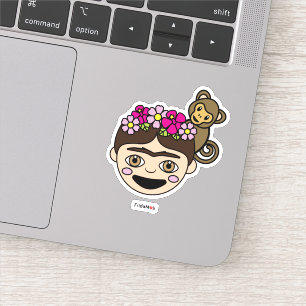 Frida Kahlo   FridaMoji - Happy Frida Sticker