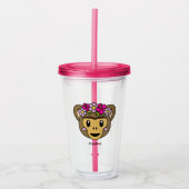 Frida Kahlo | FridaMoji - Monkey Acryl Drinkbeker (Voorkant)