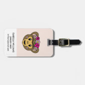 Frida Kahlo | FridaMoji - Monkey Bagagelabel (Voorkant horizontaal)