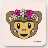 Frida Kahlo | FridaMoji - Monkey Bier Onderzetter (Voorkant)