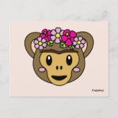 Frida Kahlo | FridaMoji - Monkey Briefkaart (Voorkant)