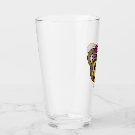 Frida Kahlo | FridaMoji - Monkey Glas (Rechts)