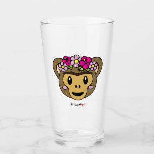 Frida Kahlo FridaMoji - Monkey Glas