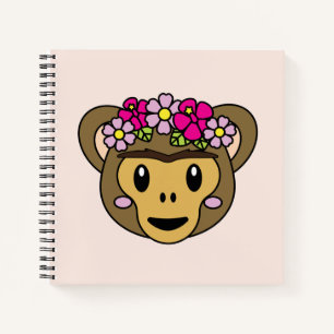 Frida Kahlo   FridaMoji - Monkey Notitieboek