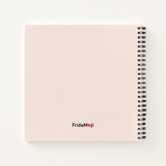 Frida Kahlo | FridaMoji - Monkey Notitieboek (Achterkant)