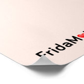 Frida Kahlo | FridaMoji - Monkey Poster (Hoek)