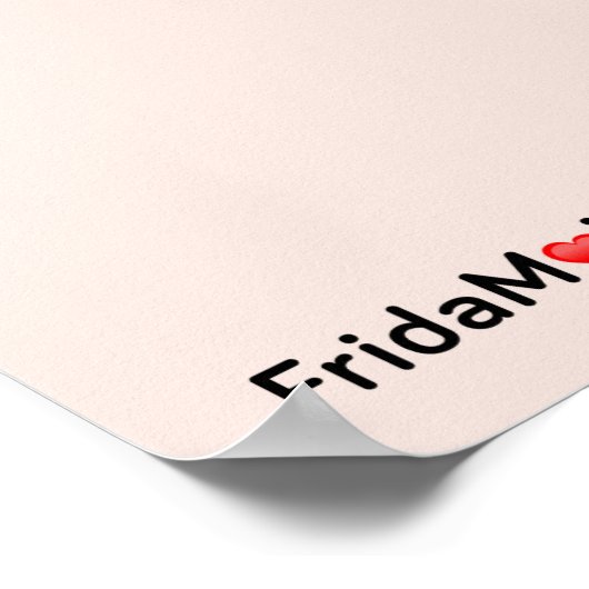 Frida Kahlo | FridaMoji - Monkey Poster (Hoek)