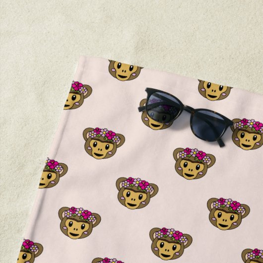 Frida Kahlo | FridaMoji - Monkey Strandlaken (In situ)